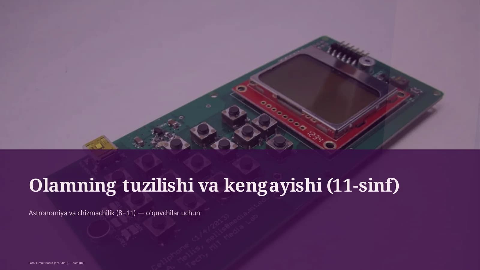 Olamning tuzilishi va kengayishi (11-sinf)