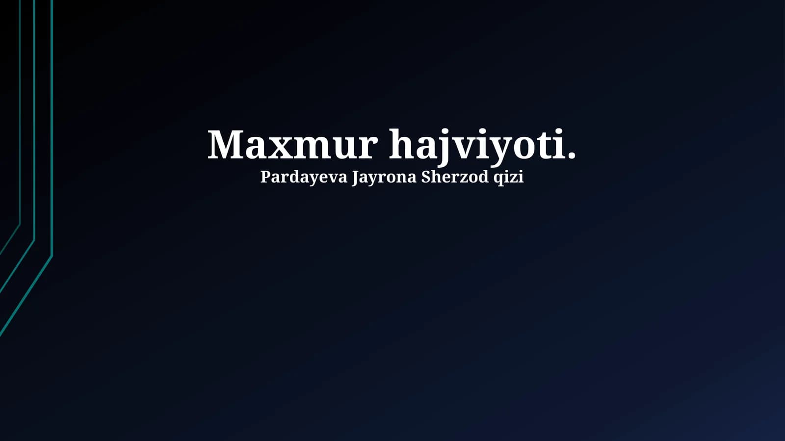 Maxmur hajviyoti