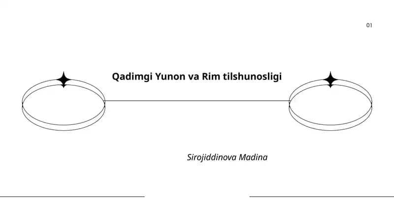 Qadimgi Yunon va Rim tilshunosligi