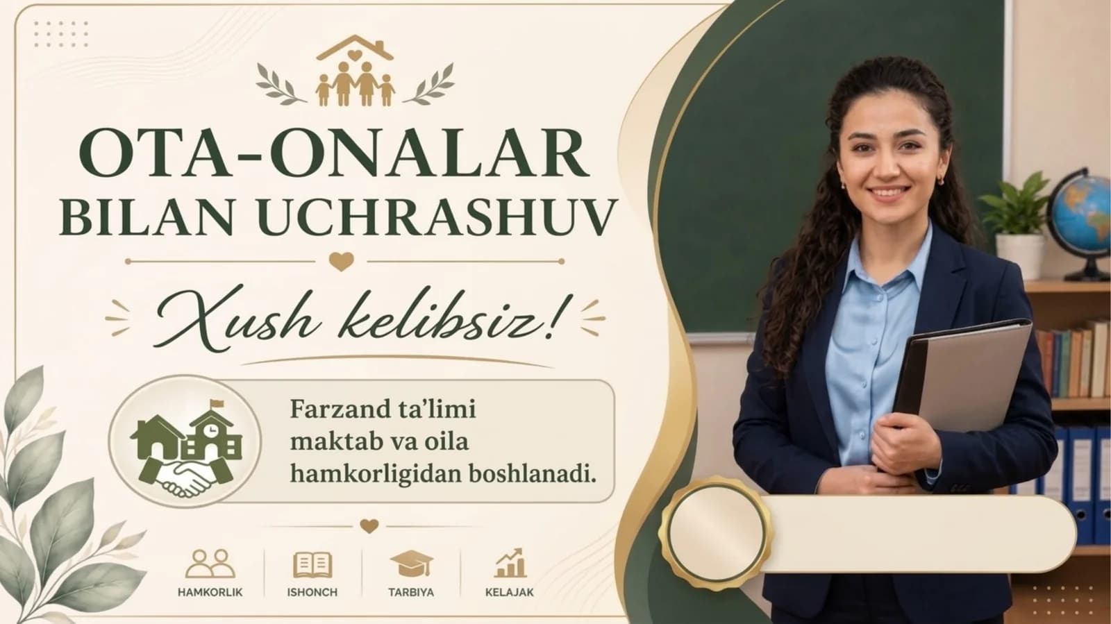 Ota-onalar majlisi uchun taqdimot