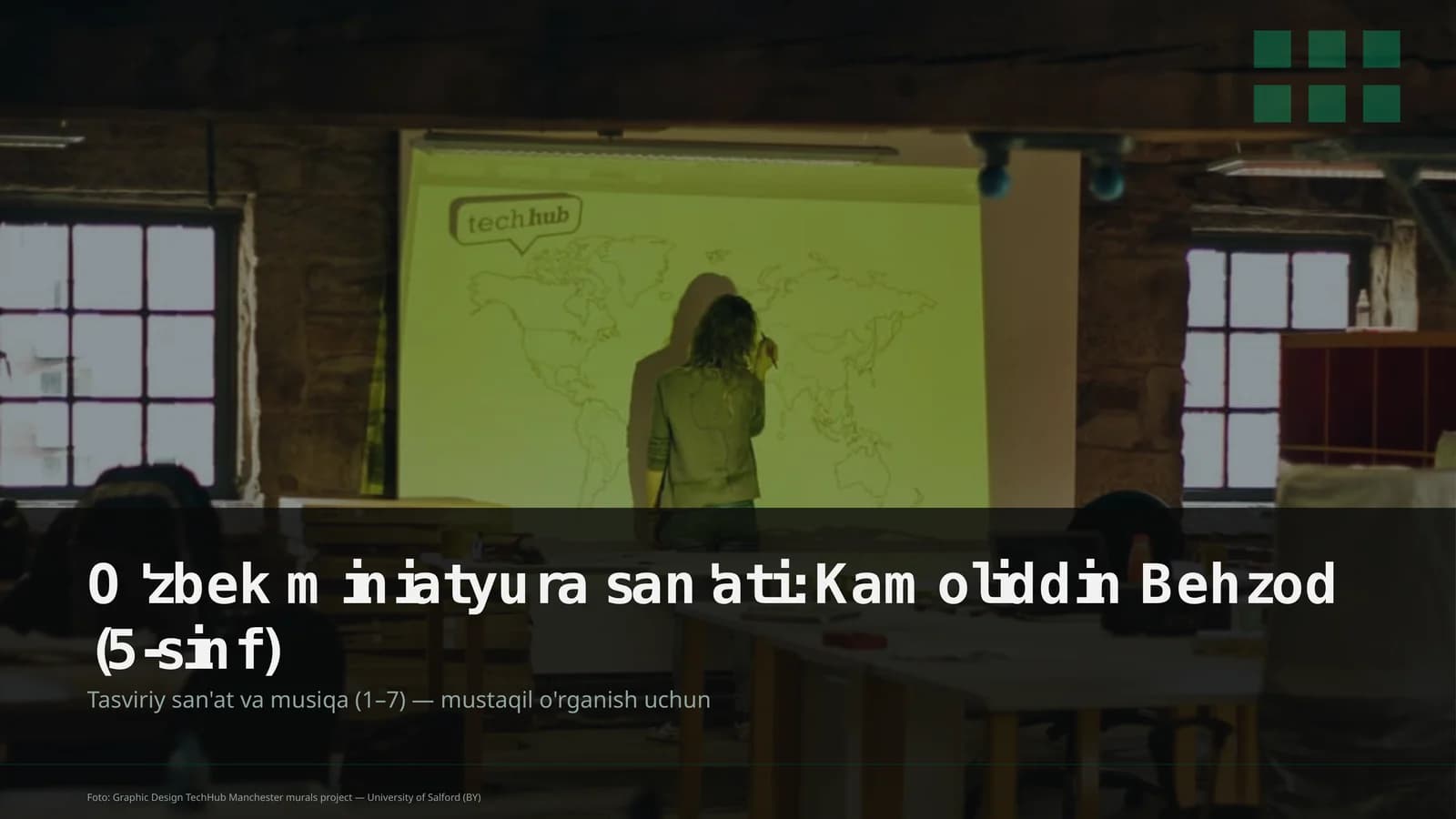 O'zbek miniatyura san'ati: Kamoliddin Behzod (5-sinf)