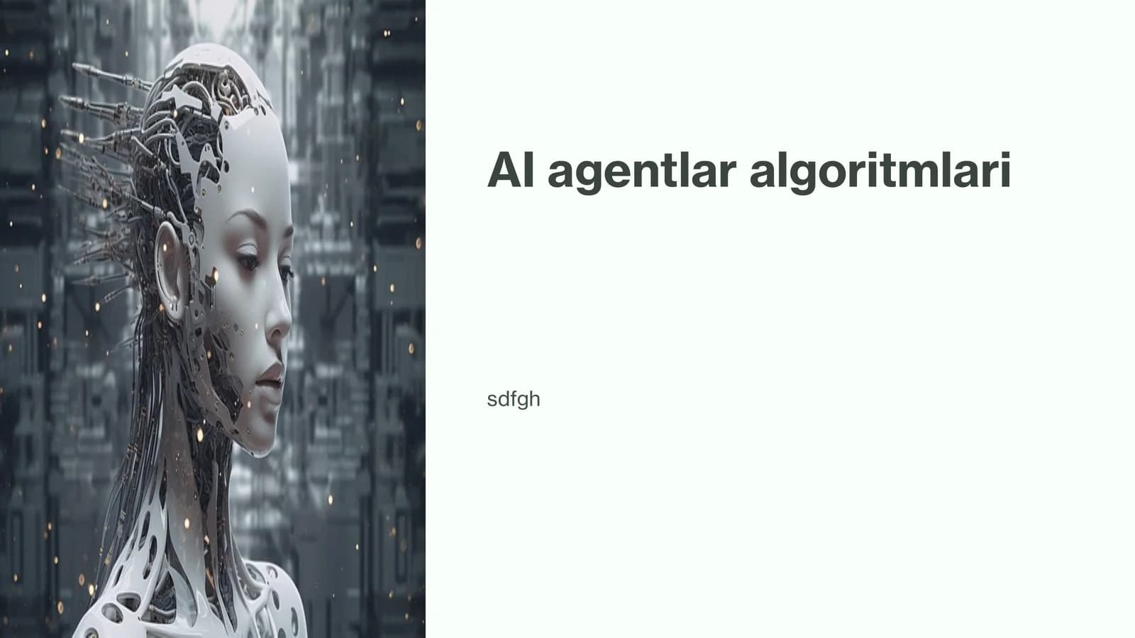 AI agentlar algoritmlari