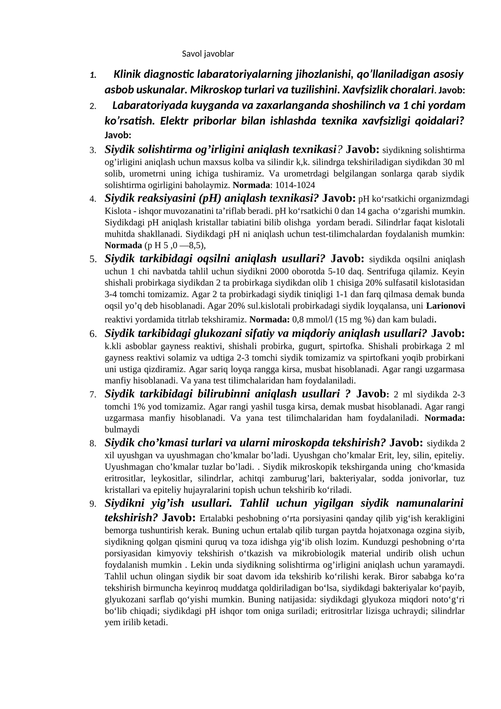 Med_laboratoriya_savollar_javoblar