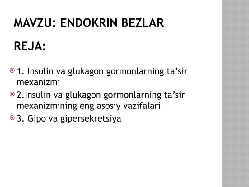 endokrin bezlar