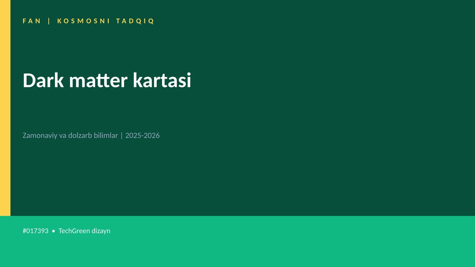 Dark matter kartasi