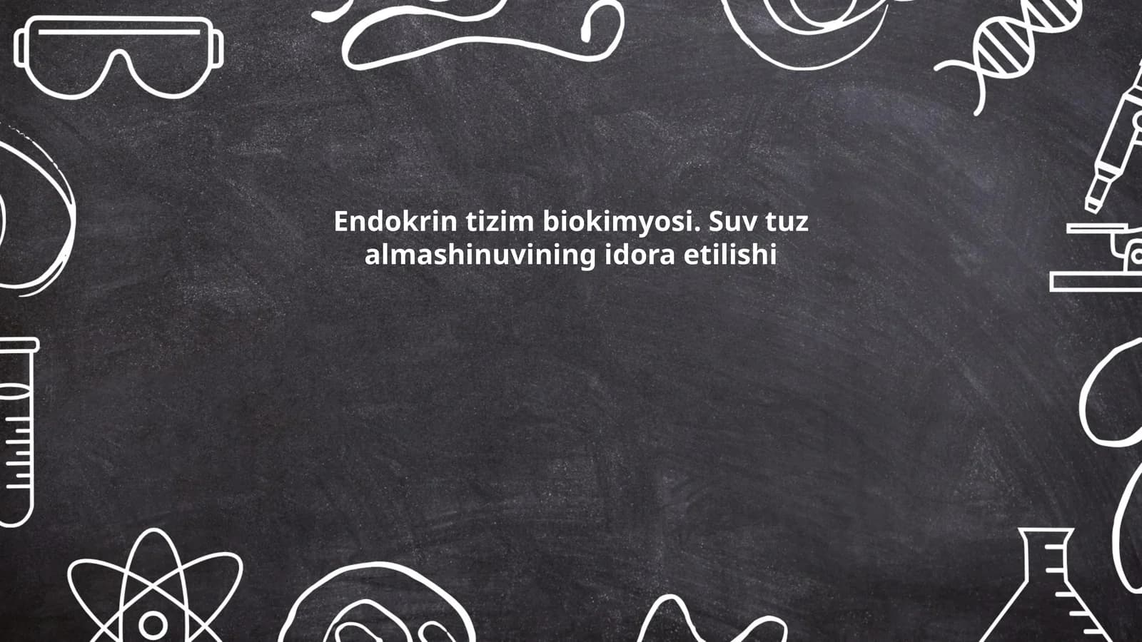 Endokrin tizim biokimyosi