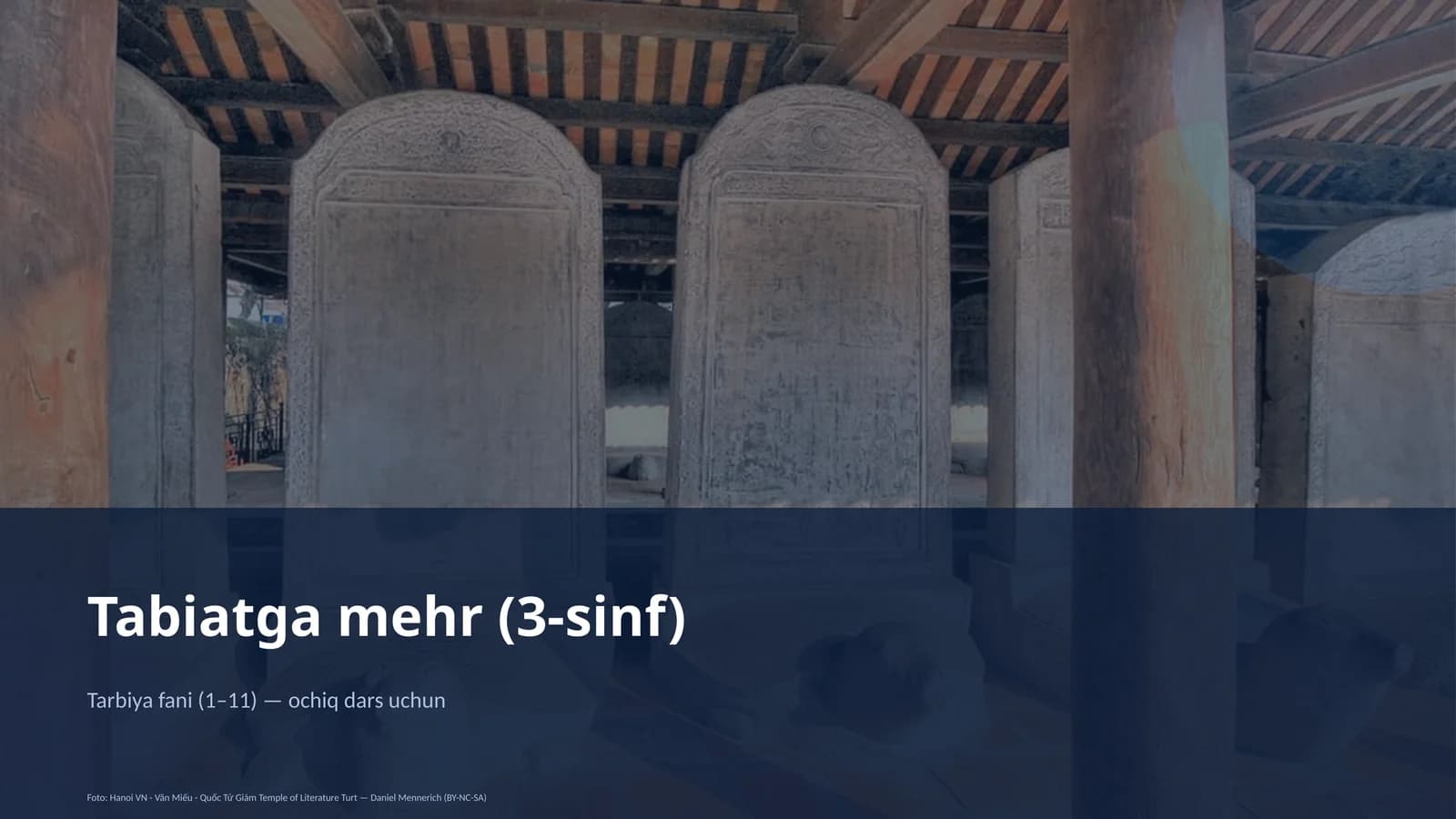 Tabiatga mehr (3-sinf)