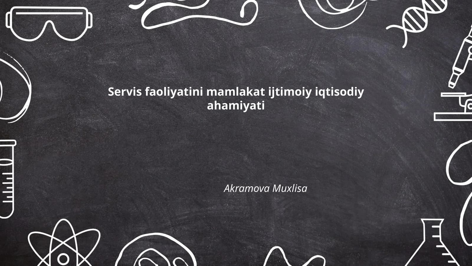 Servis faoliyatini mamlakat ijtimoiy iqtisodiy ahamiyati