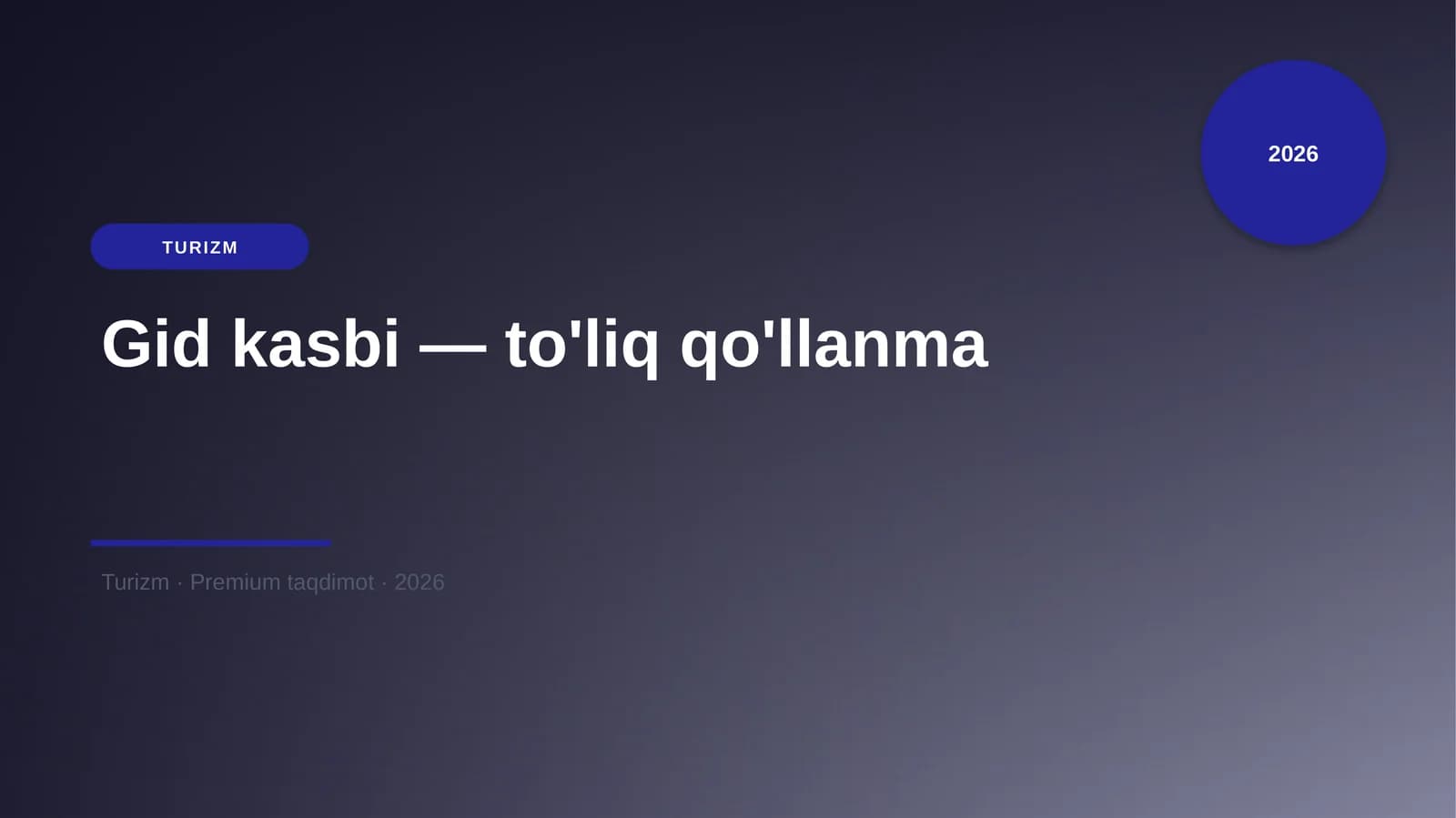 Gid kasbi — to'liq qo'llanma