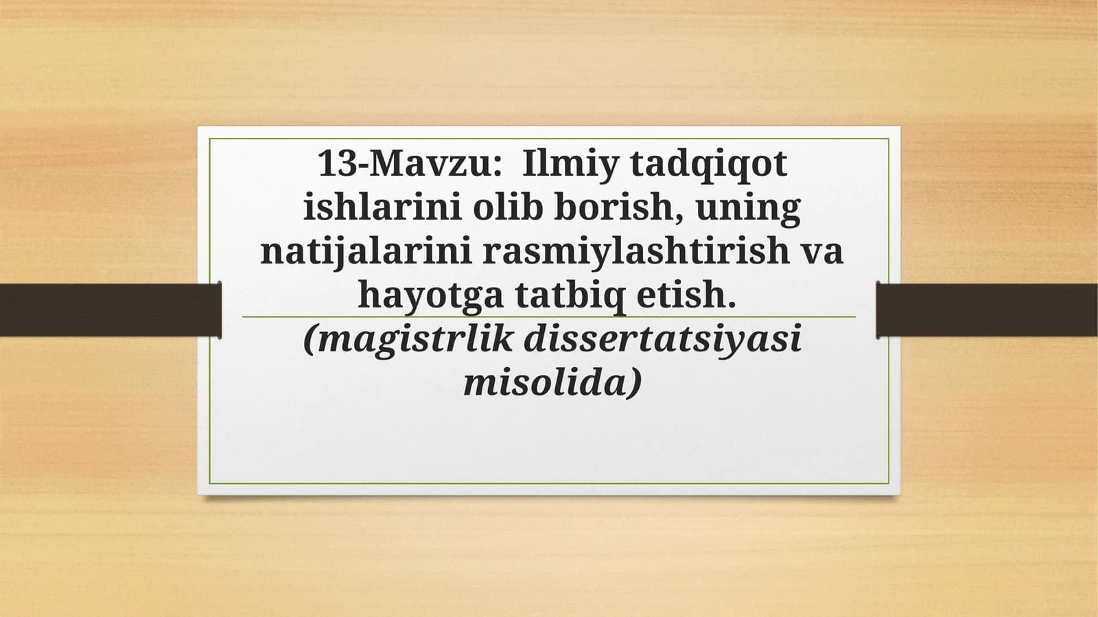 Ilmiytаdqiqоtish