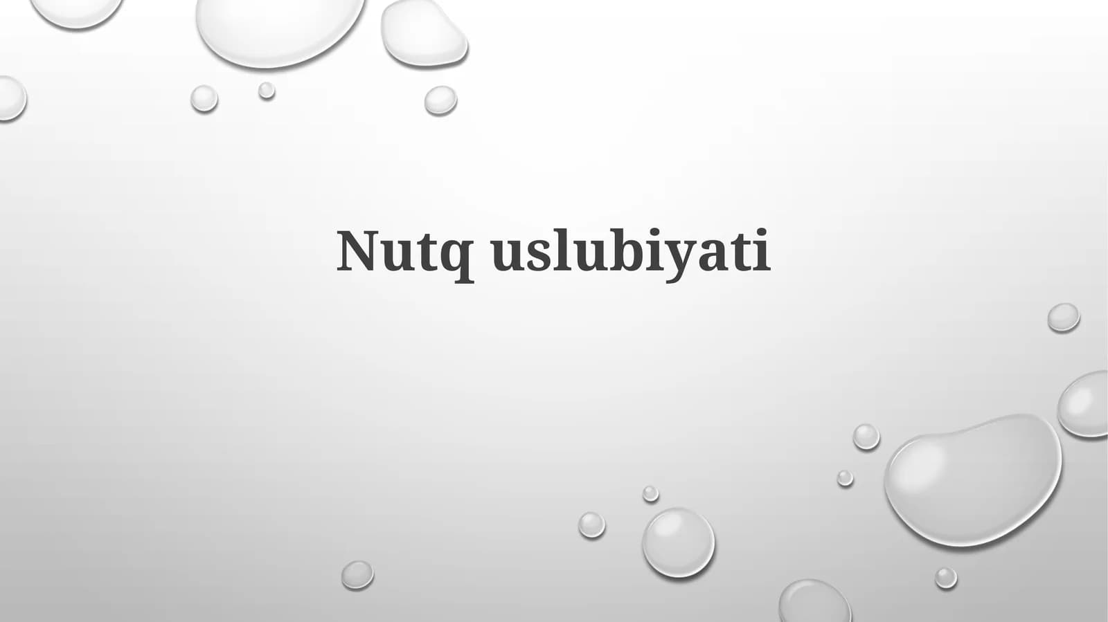 Nutq stilistikasi