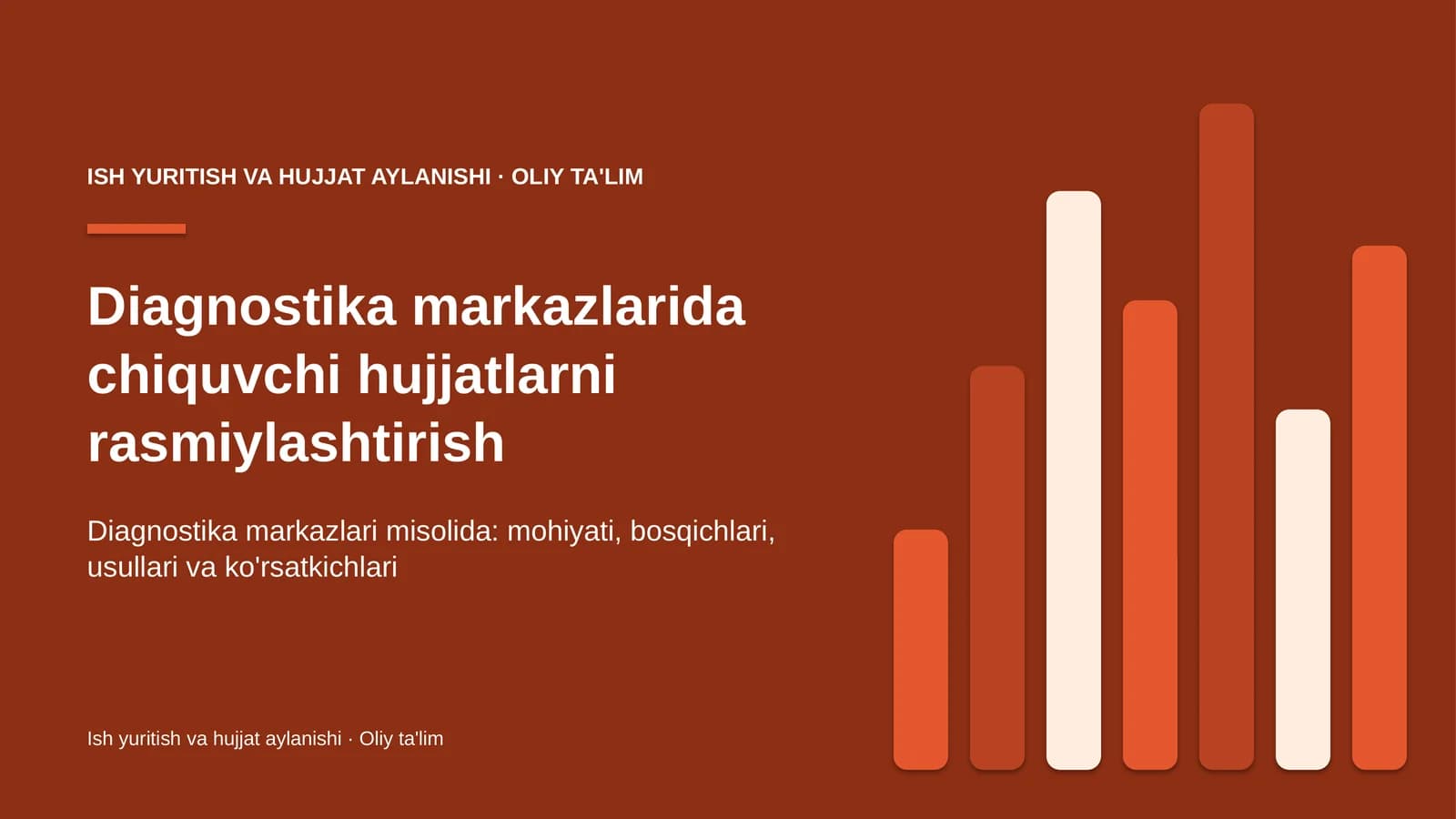 diagnostika markazlarida chiquvchi hujjatlarni rasmiylashtirish 6409