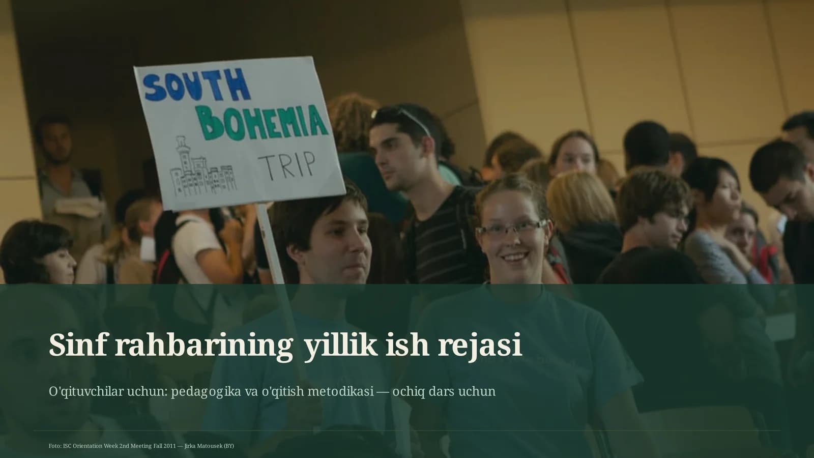 Sinf rahbarining yillik ish rejasi
