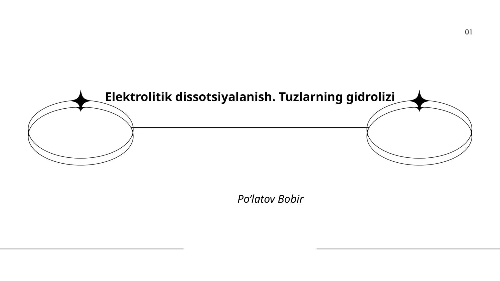 Elektrolitik dissotsiyalanish. Tuzlarning gidrolizi