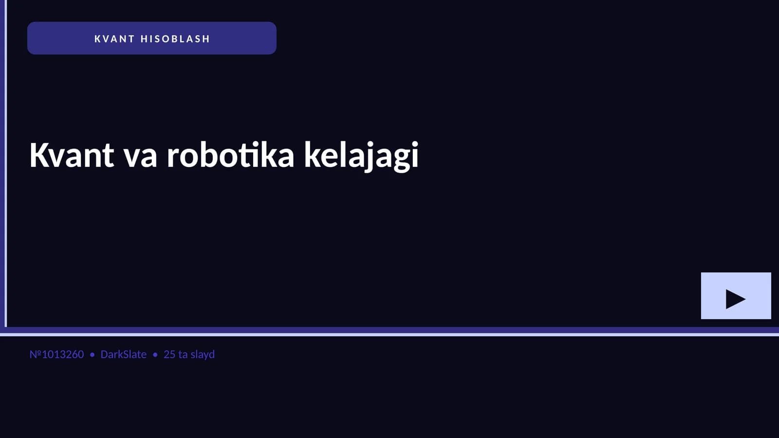 KVANT HISOBLASH