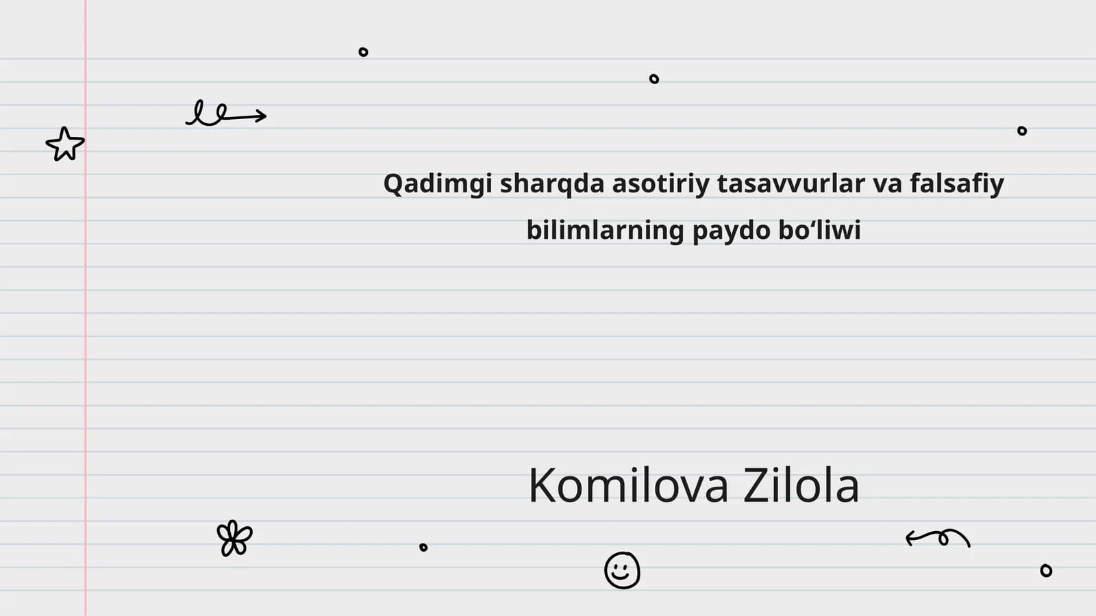 Qadimgi sharqda asotiriy tasavvurlar va falsafiy bilimlarning paydo boʻliwi