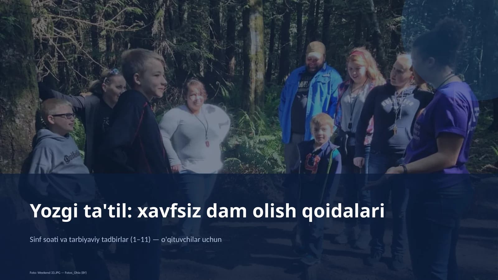 Sinf soati va tarbiyaviy tadbirlar (1–11) — o'qituvchilar uchun