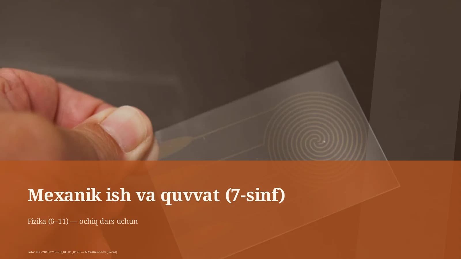 Mexanik ish va quvvat (7-sinf)