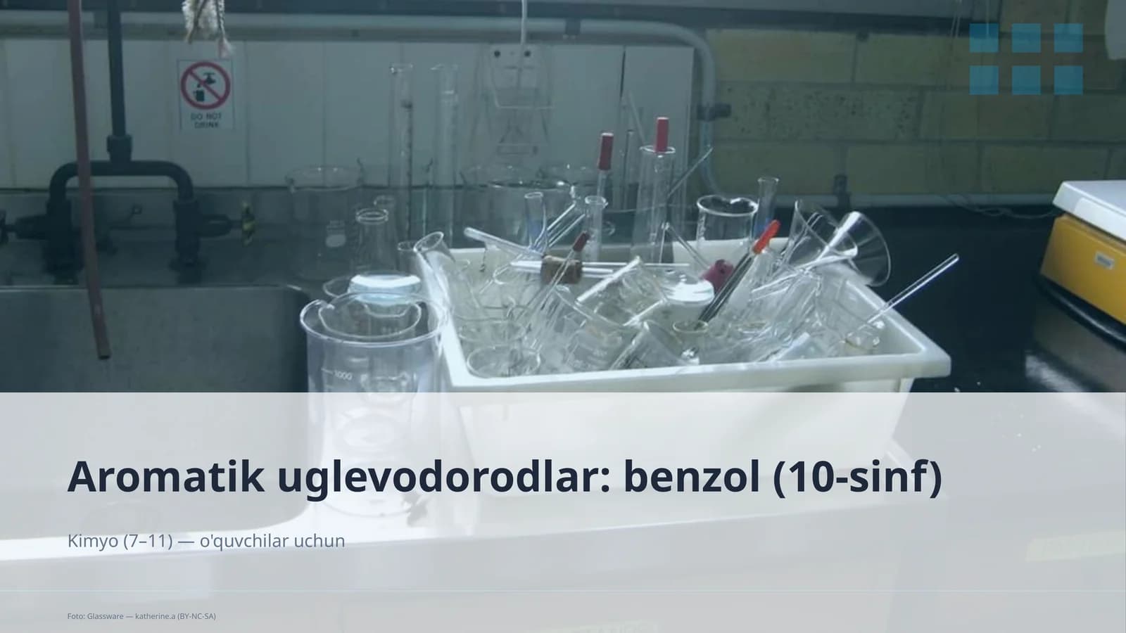 Aromatik uglevodorodlar: benzol (10-sinf)