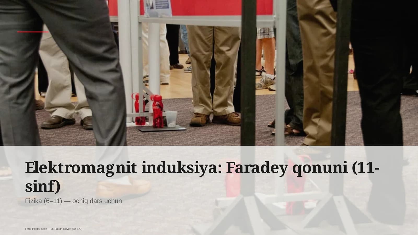Elektromagnit induksiya: Faradey qonuni (11-sinf)