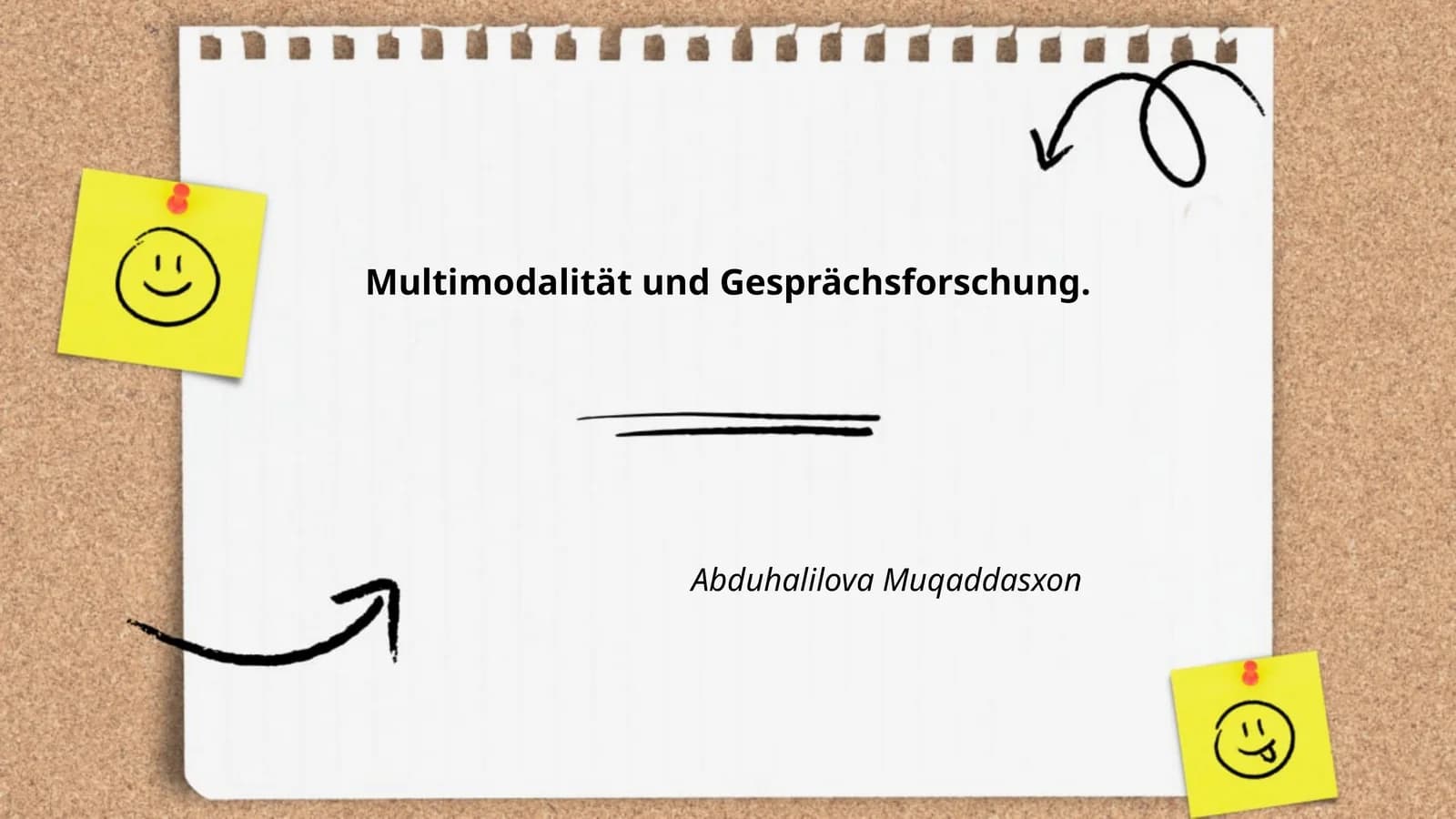 Multimodalität und Gesprächsforschung