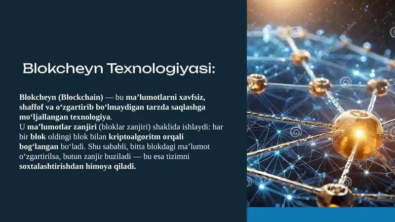 BlokcheynTexnologiyasi