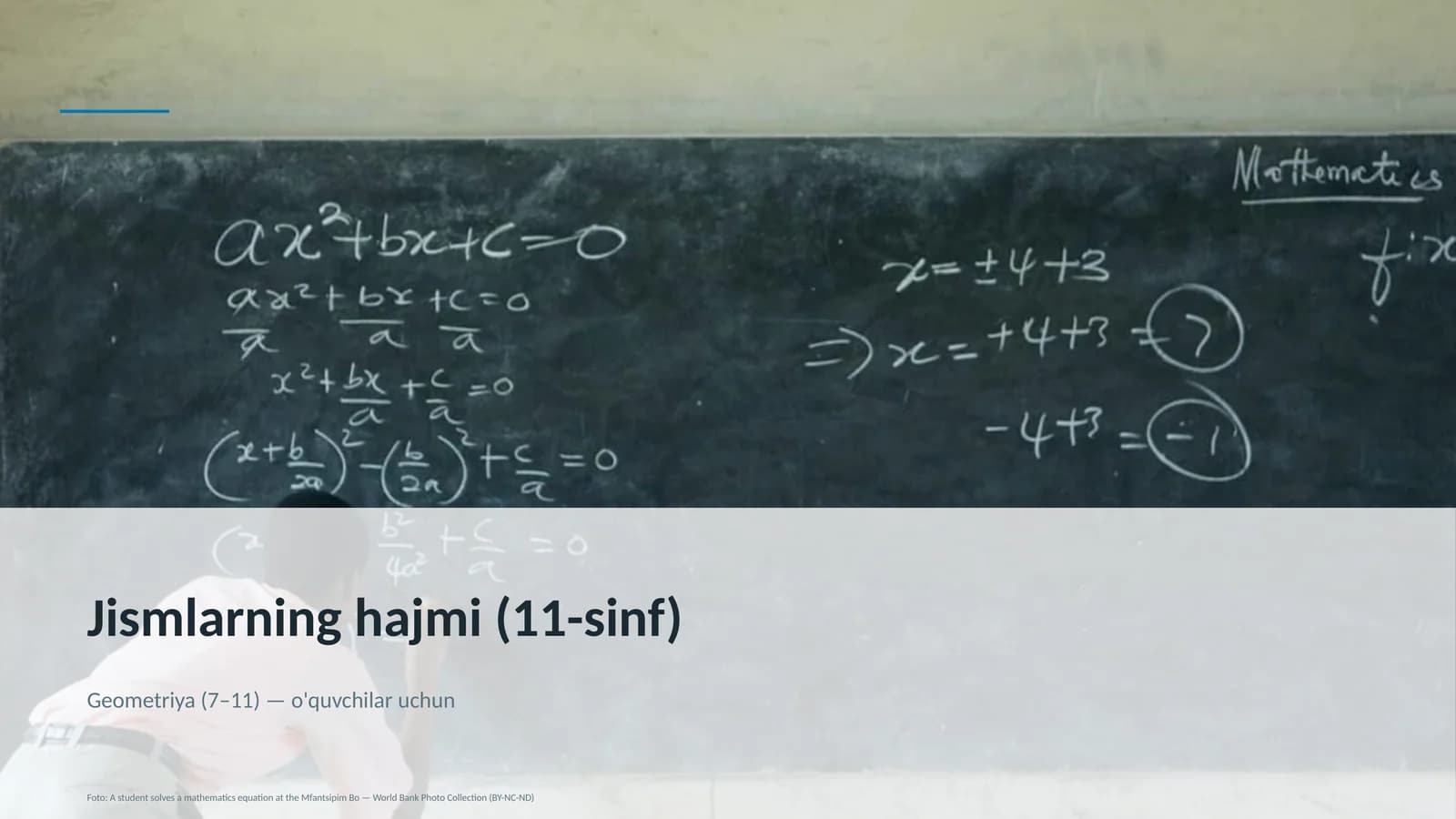 Geometriya (7–11) — o'quvchilar uchun