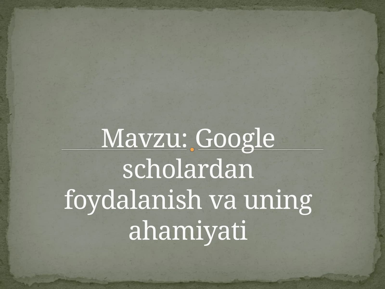 Google scholardan foydalanish va uning ahamiyati (2)