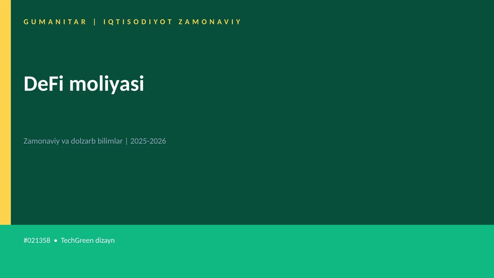 DeFi moliyasi