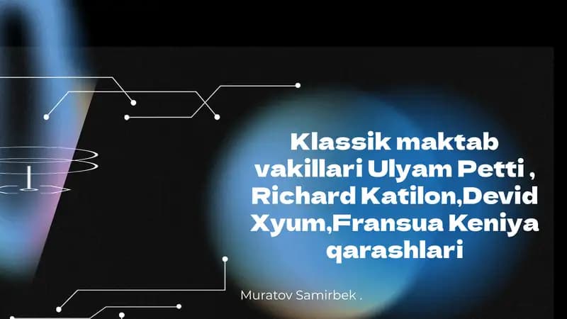 Klassik maktab vakillari