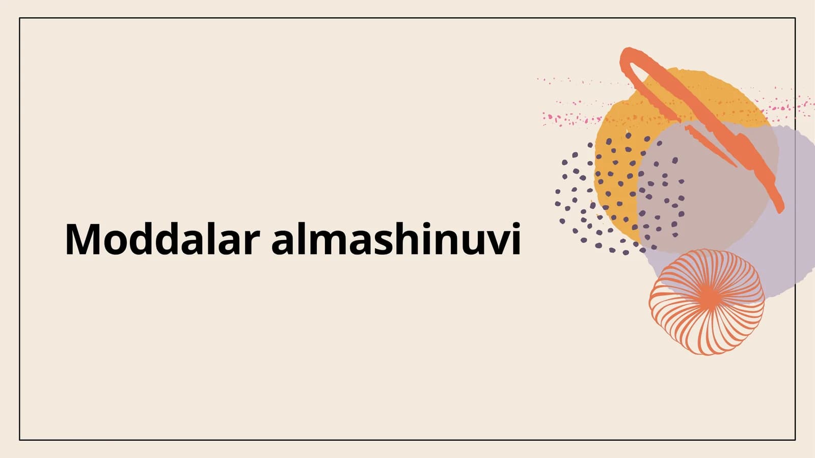 Moddalar almashinuvi