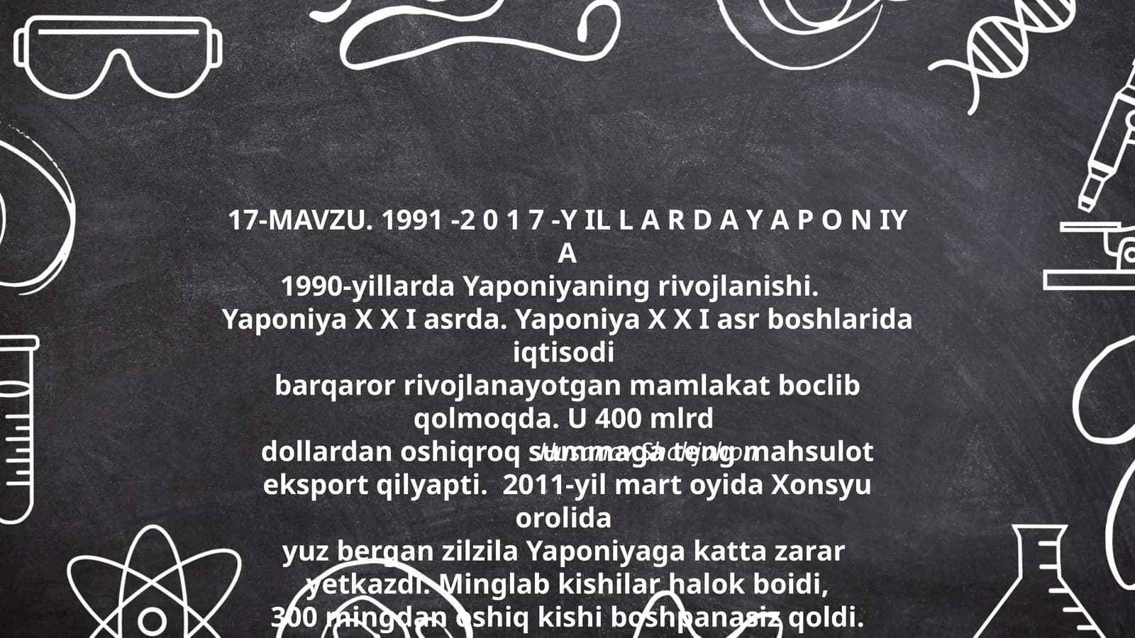 Yaponiya rivojlanishi