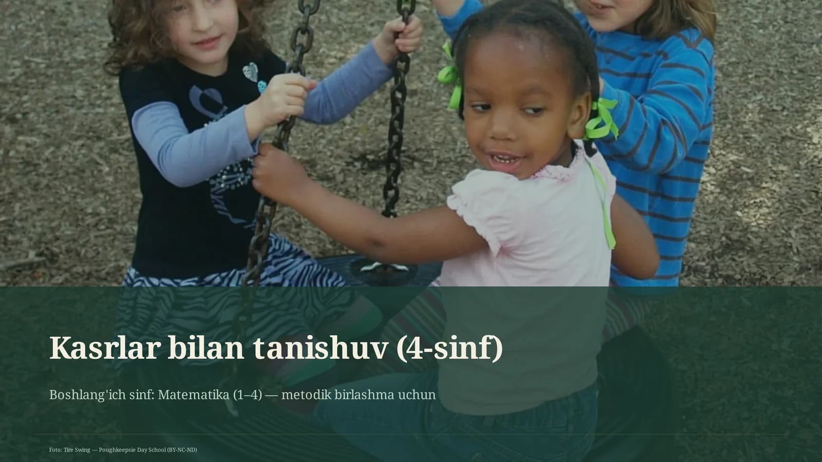 Kasrlar bilan tanishuv (4-sinf)
