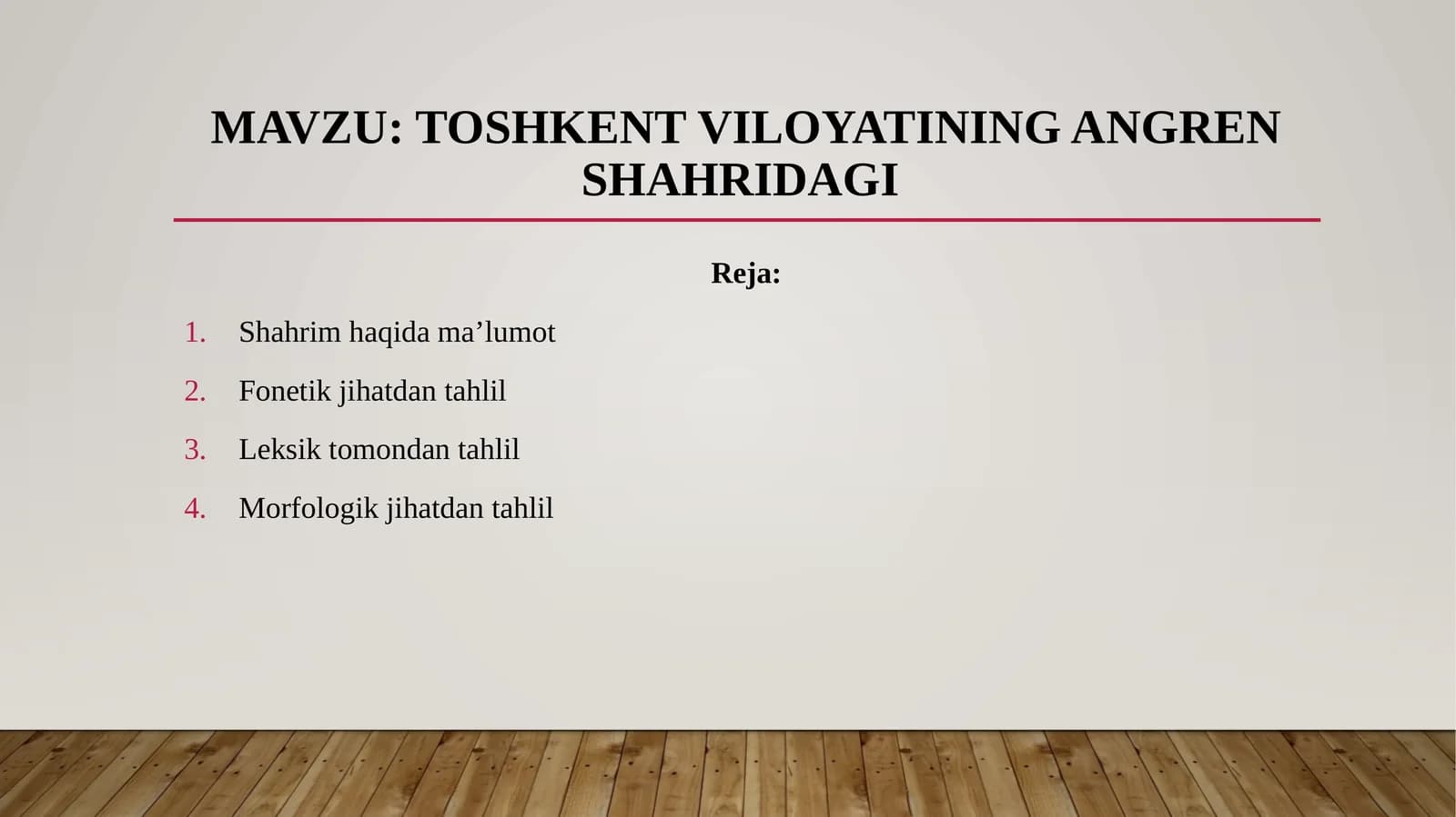 Toshkent viloyatining Angren shahridagi