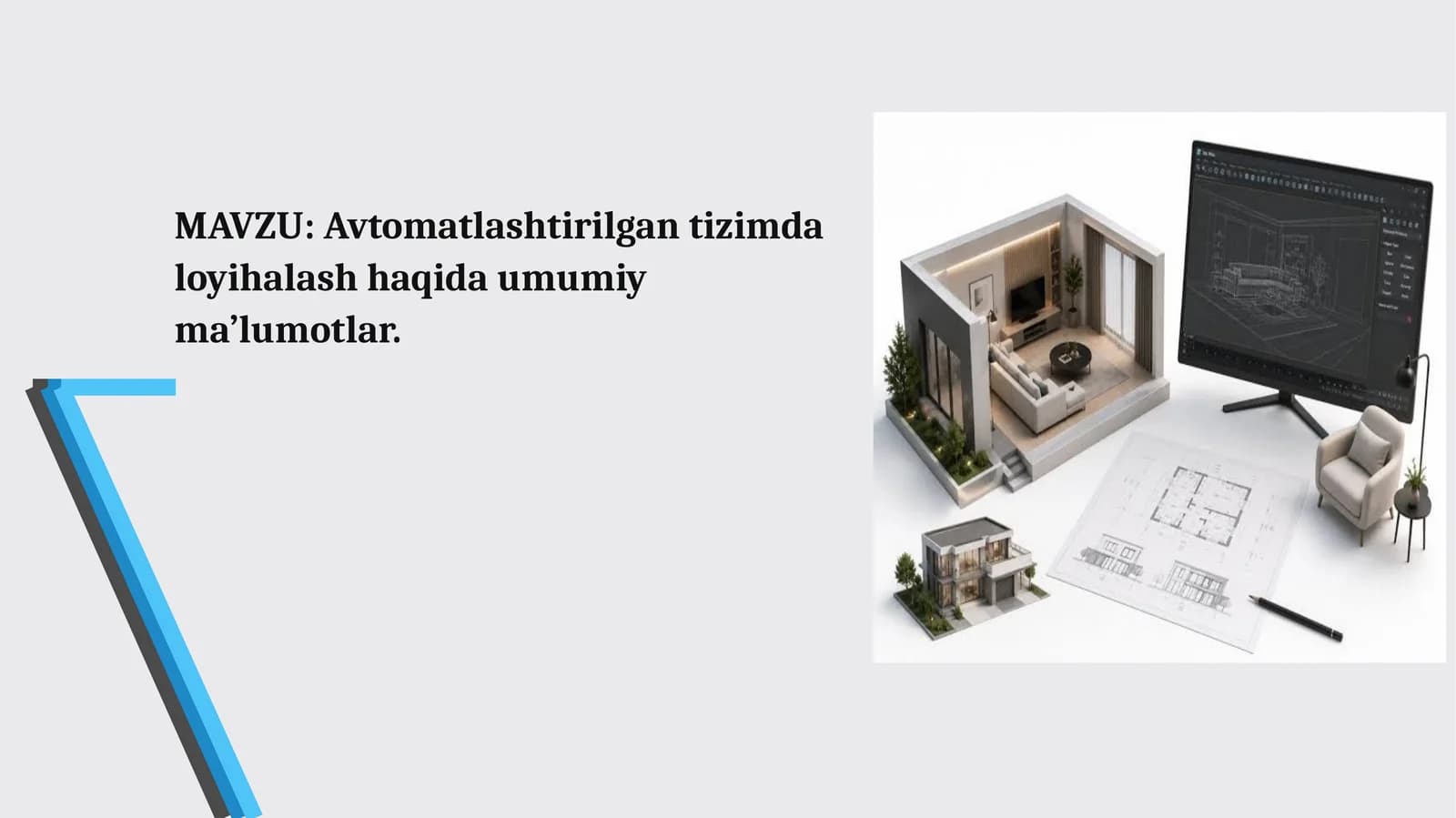 Avtomatlashtirilgan loyihalash tizimi (ALT)