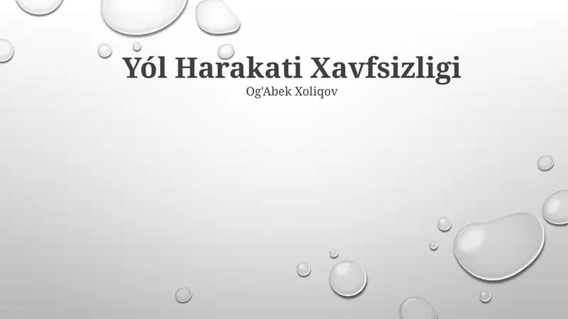 Yól Harakati Xavfsizligi