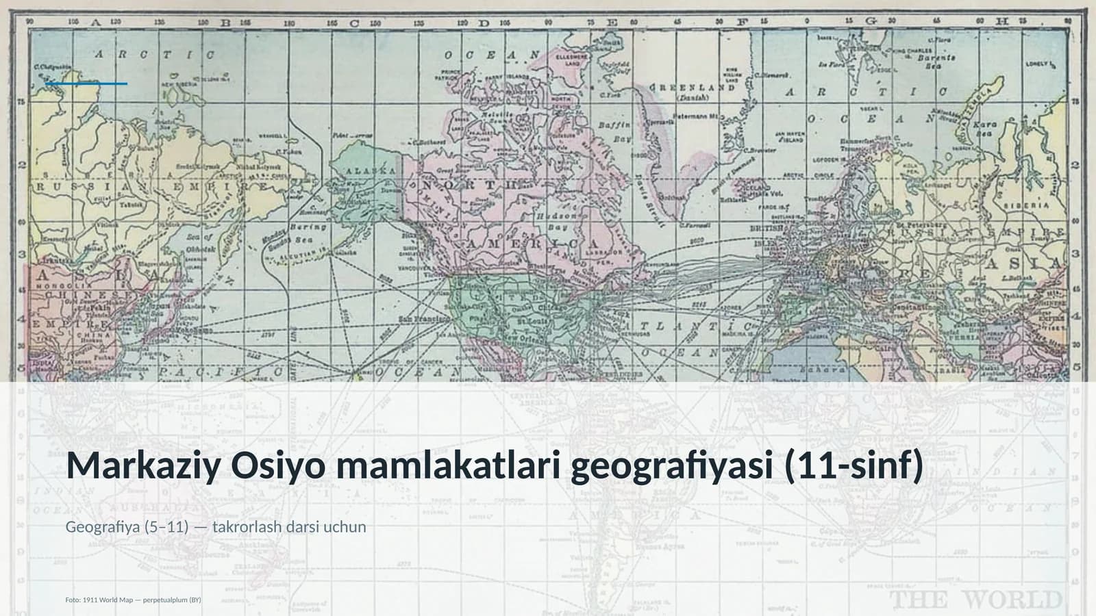 Markaziy Osiyo mamlakatlari geografiyasi (11-sinf)