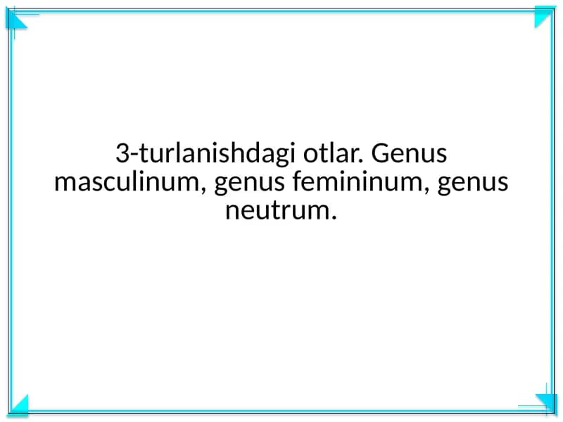 3-turlanishdagi otlar
