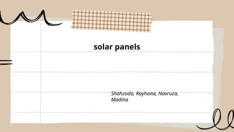 solar panels
