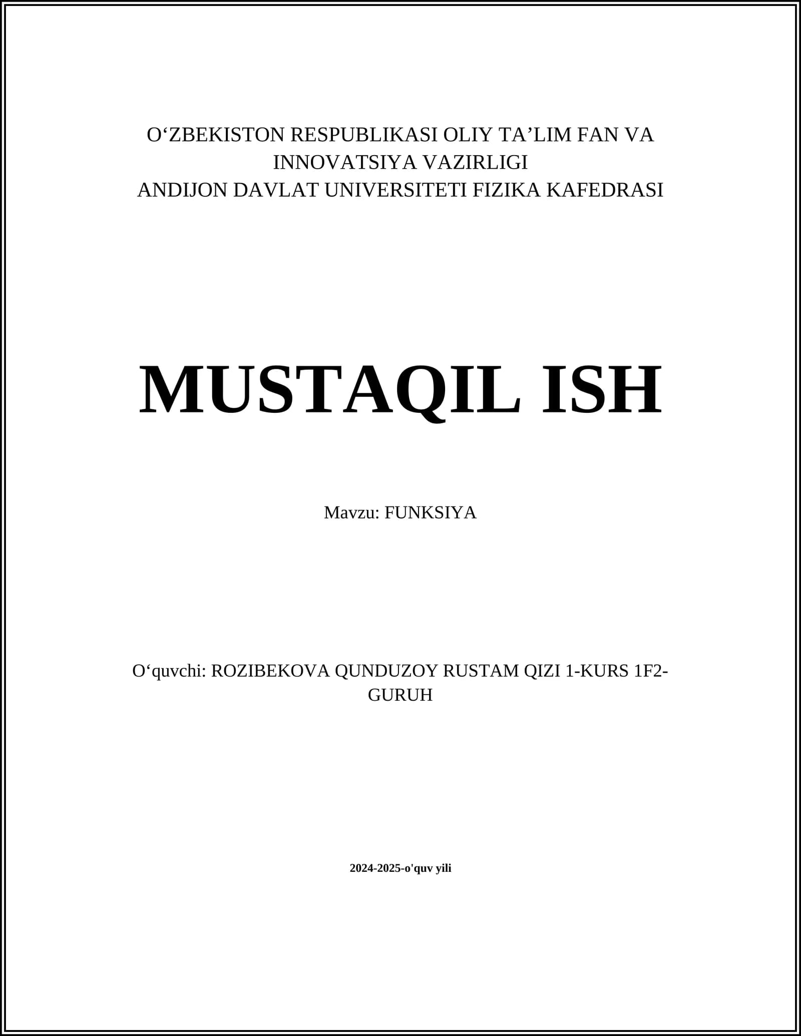 FUNKSIYA