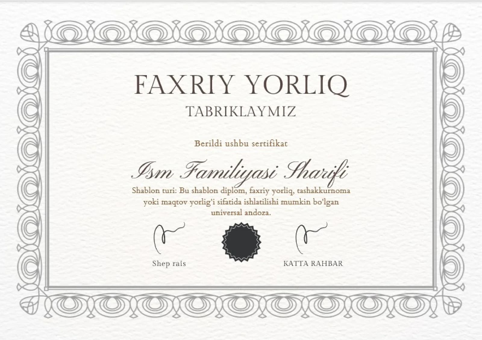 FAXRIY YORLIQ