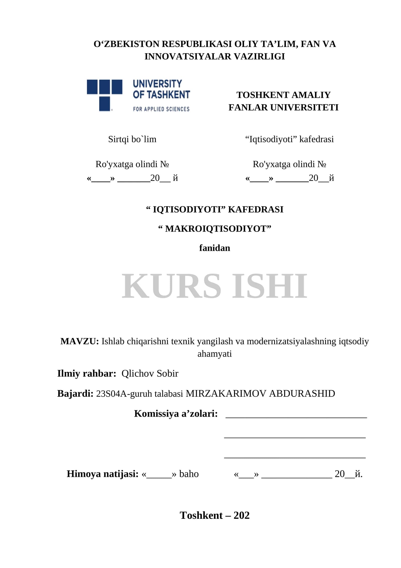 MAKROIQTISODIYOT