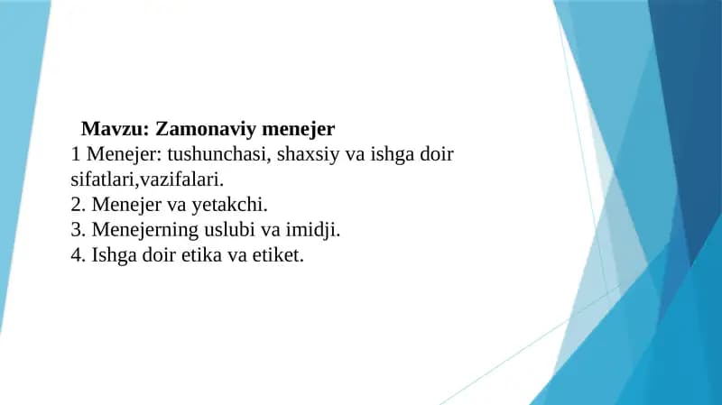 Menejer