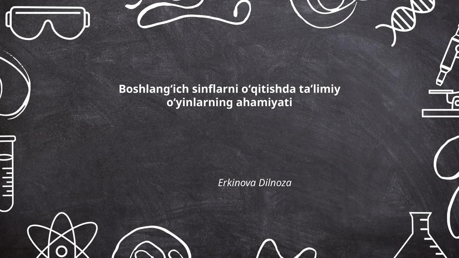 Ta'limiy o'yinlar orqali bolalar rivojlanishi