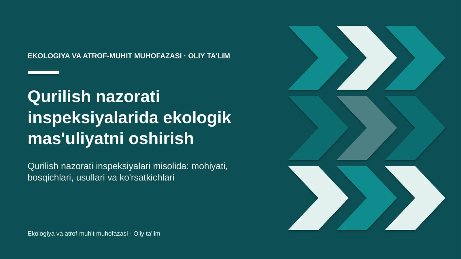 qurilish nazorati inspeksiyalarida ekologik mas'uliyatni oshirish 6519