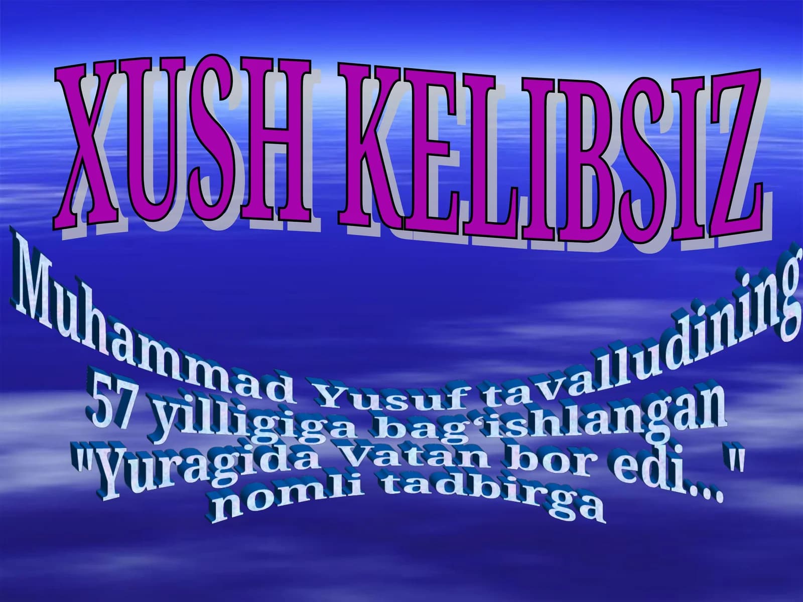 "Yuragida Vatan bor edi..."