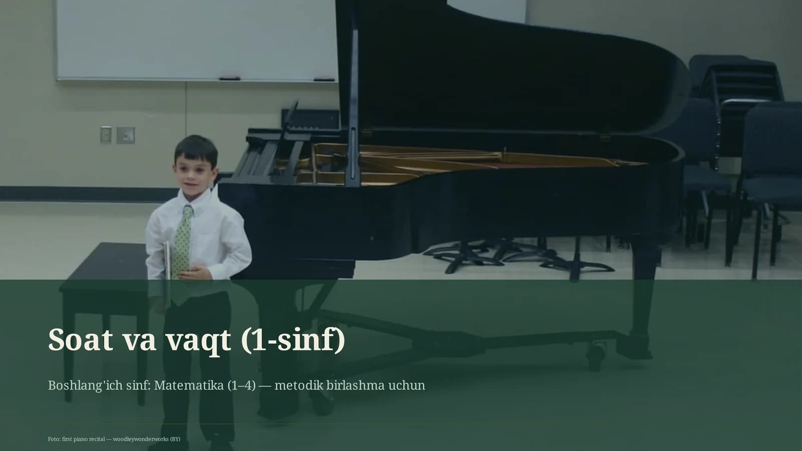 Soat va vaqt (1-sinf)