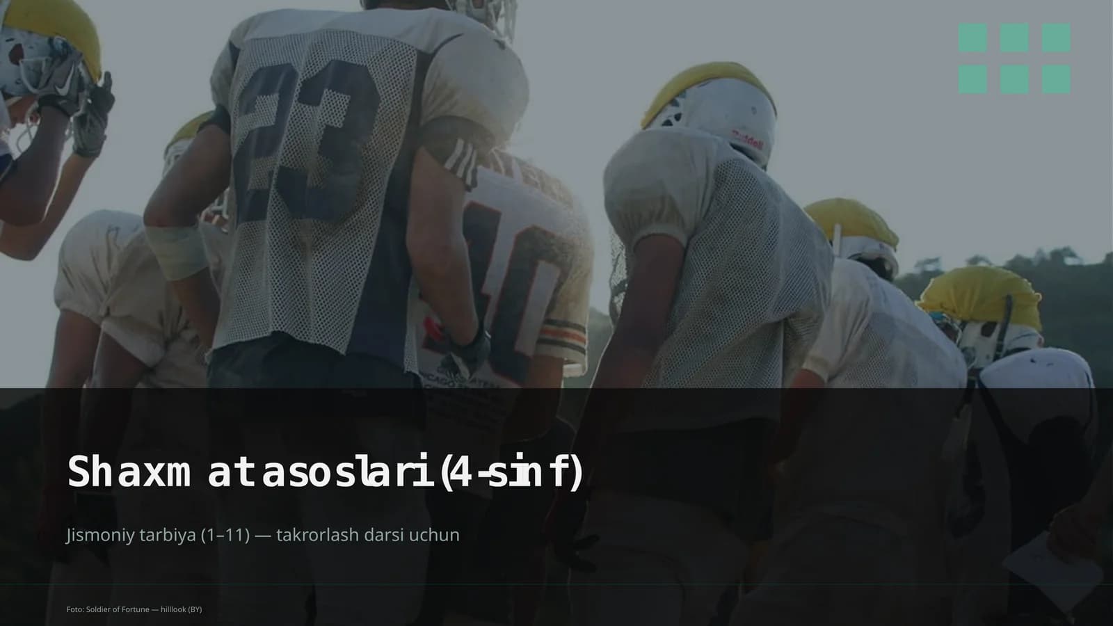 Shaxmat asoslari (4-sinf)