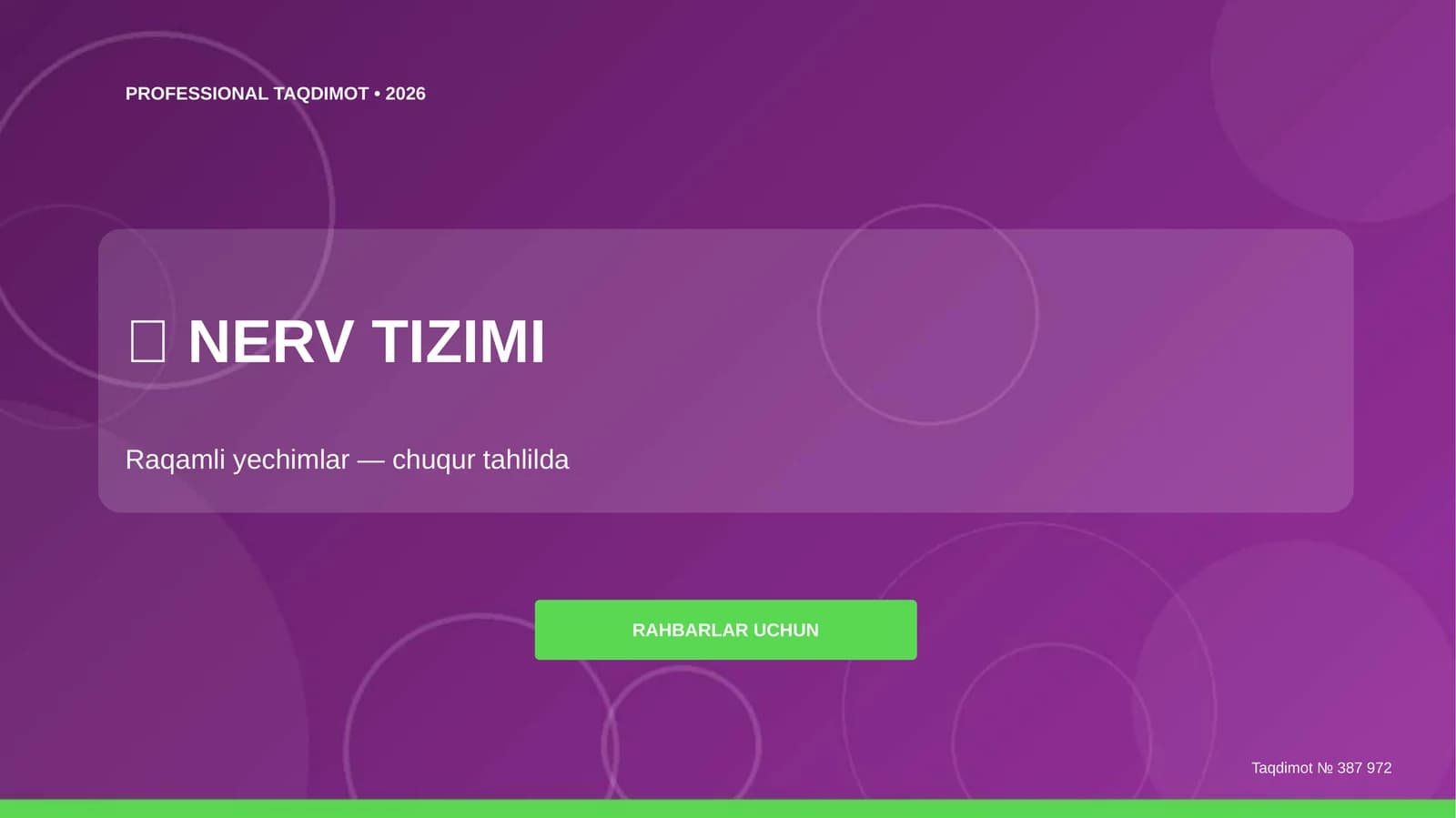 Nerv Tizimi