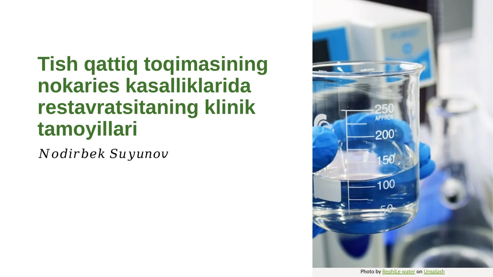 Tish toqimasining klinik tamoyillari